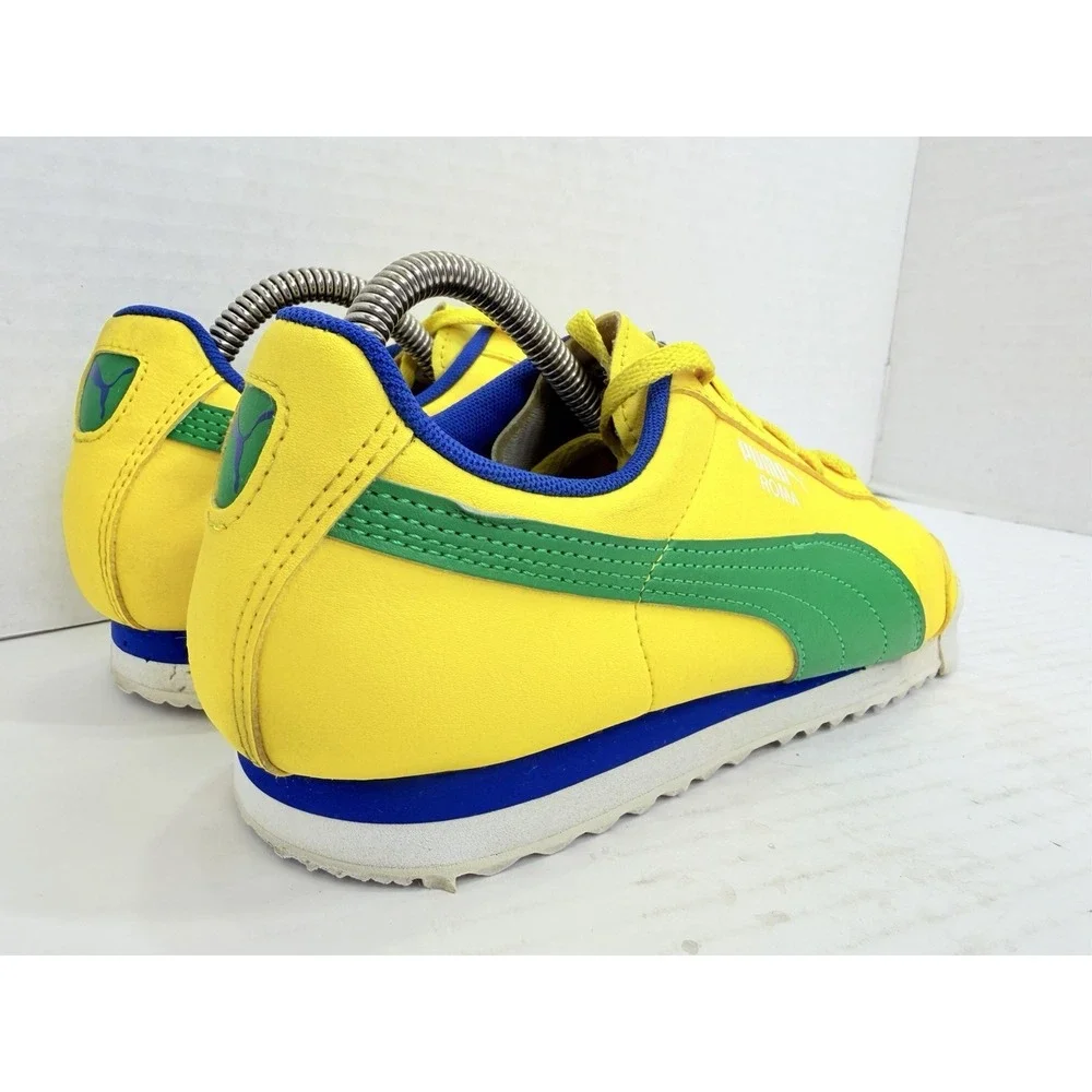 Puma Roma Brazil Dandelion Yellow Green Sneakers Men's US 7C 354259-50